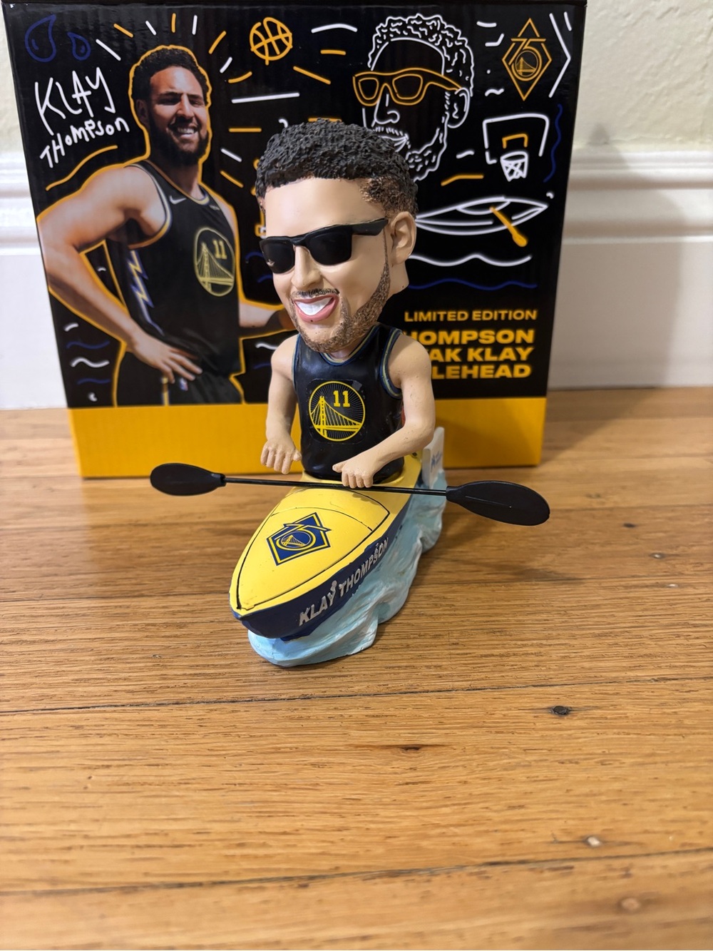 2022 Golden State Warriors Klay Thompson Kayak Klay Bobblehead